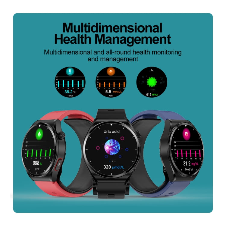 S22 Air Pump Blood Pressure Testing ECG Health Smart Watch, 1.39 inch Round Screen S22 Air Pump Blood Pressure Testing ECG Health Smart Watch, 1.39 inch Round Screen